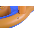 Täispuhutav PVC basseini puhkekeskus slaididega